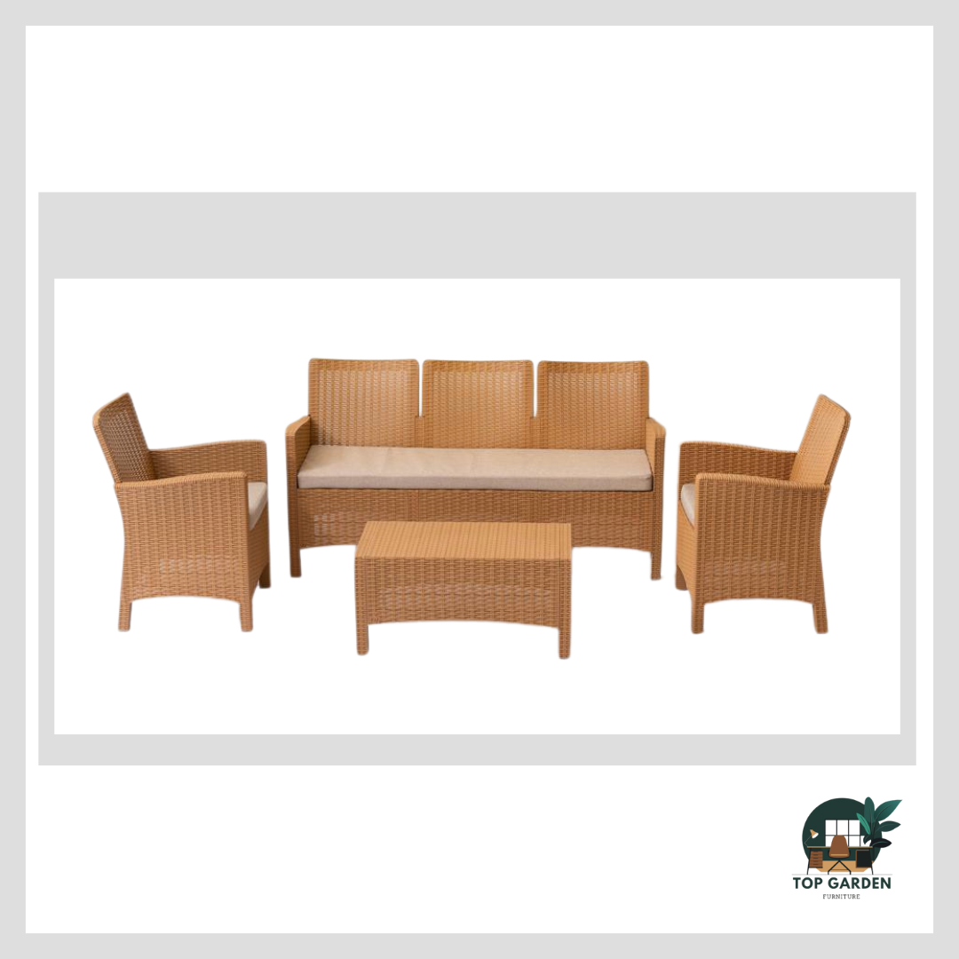 Rattan Set 5 Seaters