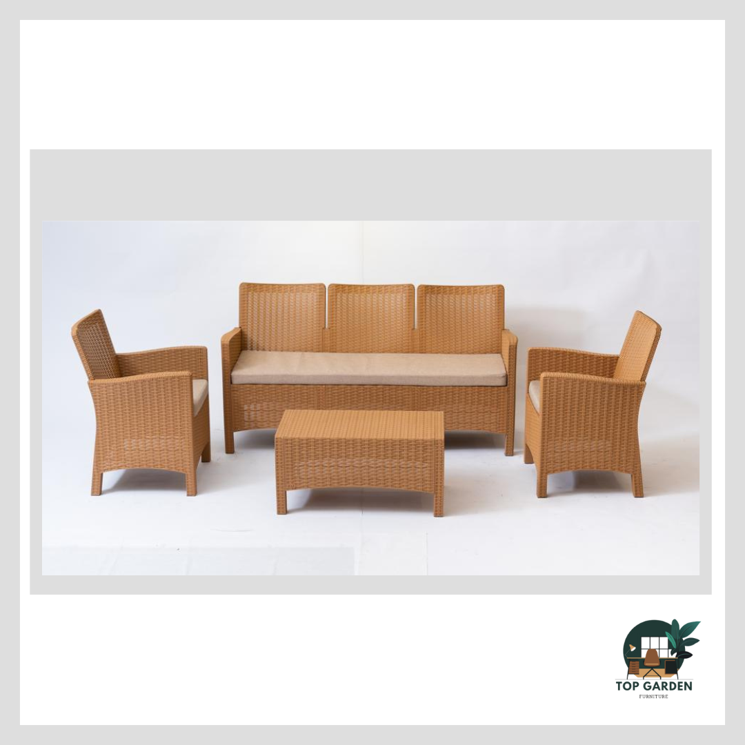 Rattan Set 5 Seaters