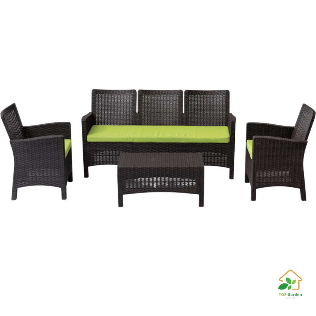 Rattan Set 5 Seaters