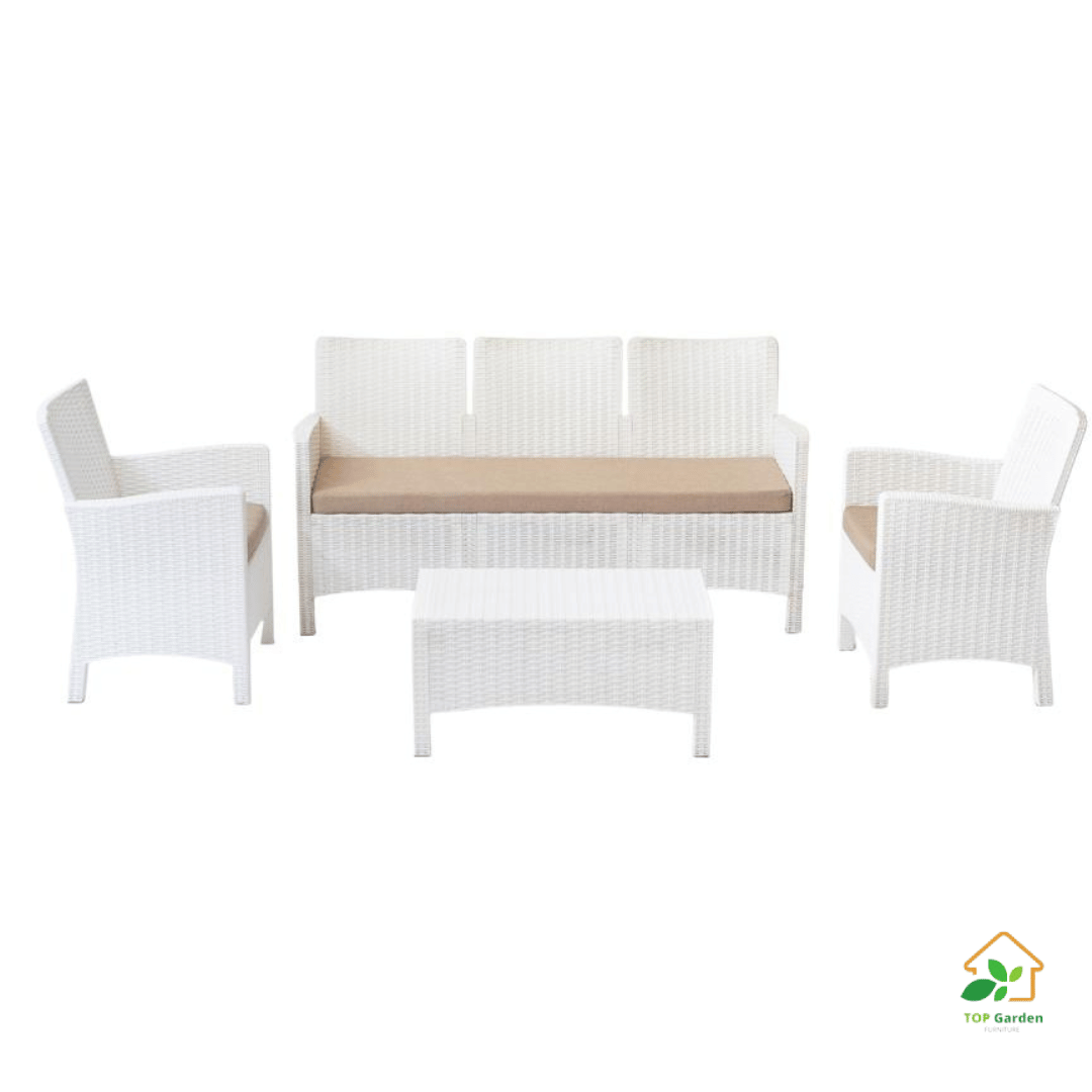 Rattan Set 5 Seaters