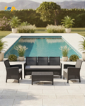 Rattan Set 5 Seaters