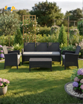 Rattan Set 5 Seaters